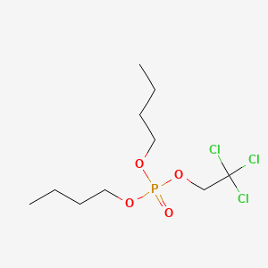 molecular formula C10H20Cl3O4P B13811883 Dibutyl trichloroethyl phosphate CAS No. 682-42-8