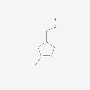 molecular formula C7H12O B13811890 (3-Methylcyclopent-3-en-1-yl)methanol 