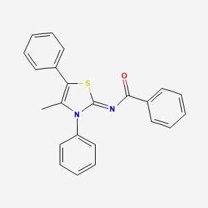 N-(4-Methyl-3,5-diphenyl-3H-thiazol-2-ylidene)-benzamide