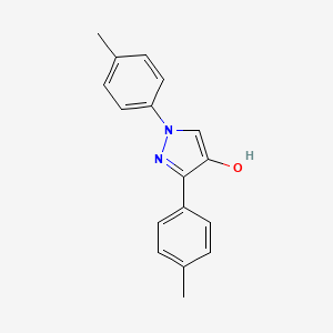 B1381192 1,3-Di-p-tolyl-1H-pyrazol-4-ol CAS No. 1202030-23-6