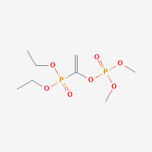 molecular formula C8H18O7P2 B13811920 1-diethoxyphosphorylethenyl dimethyl phosphate CAS No. 63869-24-9