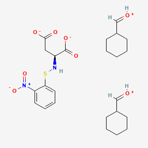 N-O-Nitrophenylsulfenyl-L-aspartic acid bis(DI(cycl