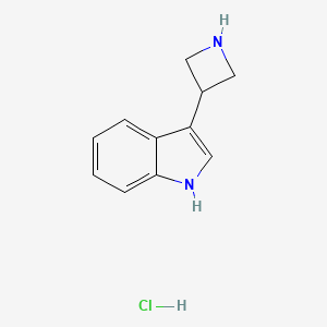 B1381196 3-(Azetidin-3-yl)-1H-indole hydrochloride CAS No. 1951439-34-1