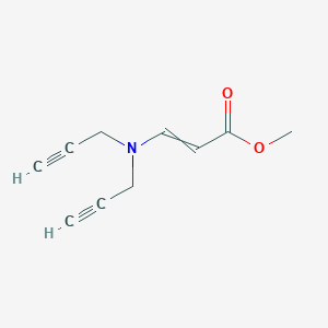 molecular formula C10H11NO2 B13811980 3-[Bis(2-propynyl)amino]acrylic acid methyl ester 