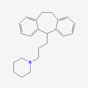 1-[3-(2-tricyclo[9.4.0.03,8]pentadeca-1(15),3,5,7,11,13-hexaenyl)propyl]piperidine