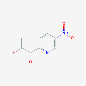 molecular formula C8H5FN2O3 B13812249 2-Fluoro-1-(5-nitropyridin-2-yl)prop-2-en-1-one CAS No. 506437-49-6