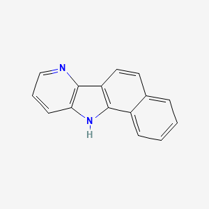 molecular formula C15H10N2 B1381230 11H-苯并[g]吡啶并[3,2-b]吲哚 CAS No. 1319734-08-1