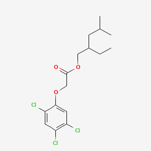 molecular formula C16H21Cl3O3 B13812336 2-Ethyl-4-methylpentyl (2,4,5-trichlorophenoxy)acetate CAS No. 69462-12-0