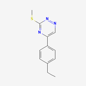 as-Triazine, 5-(p-ethylphenyl)-3-(methylthio)-