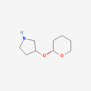 3-[(2R)-oxan-2-yl]oxypyrrolidine