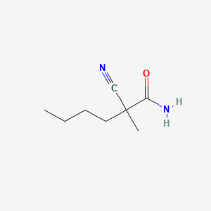 Hexanamide, 2-cyano-2-methyl-