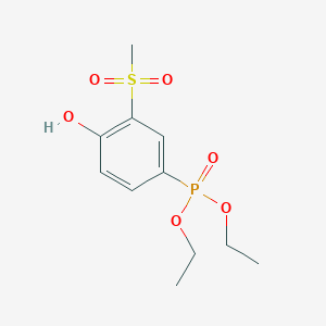 4-Diethoxyphosphoryl-2-methylsulfonyl-phenol