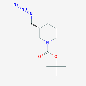 molecular formula C11H20N4O2 B13812519 (R)-1-Boc-3-(azidomethyl)piperidine 