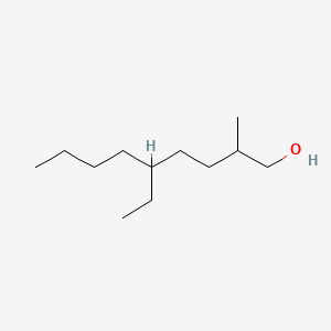 molecular formula C12H26O B13812523 5-Ethyl-2-methylnonan-1-ol CAS No. 68083-56-7