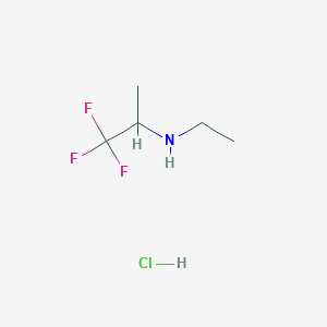B1381256 Ethyl(1,1,1-trifluoropropan-2-yl)amine hydrochloride CAS No. 474510-56-0