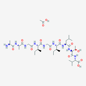 molecular formula C39H71N9O13 B13812621 Mart-1(27-35)(human) 