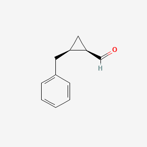 Cyclopropanecarboxaldehyde,2-(phenylmethyl)-,cis-(9ci)