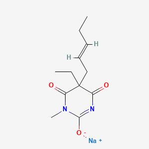 5-Ethyl-1-methyl-5-(2-pentenyl)-2-sodiooxy-4,6(1H,5H)-pyrimidinedione