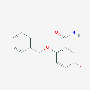 B1381290 2-(Benzyloxy)-5-fluoro-N-methylbenzamide CAS No. 1820734-66-4