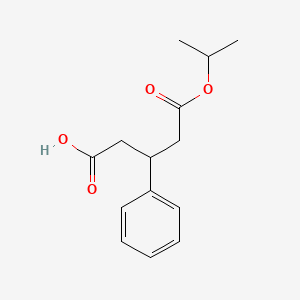 5-Oxo-3-phenyl-5-propan-2-yloxypentanoic acid