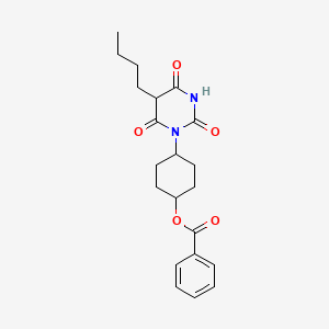 1-(4-Benzoyloxycyclohexyl)-5-butylbarbituric acid