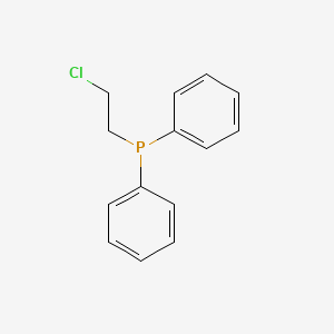 molecular formula C14H14ClP B13812952 2-Chloroethyldiphenylphosphine CAS No. 5055-11-8