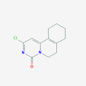 2-Chloro-6,7,8,9,10,11-hexahydro-4H-pyrimido[6,1-A]isoquinolin-4-one