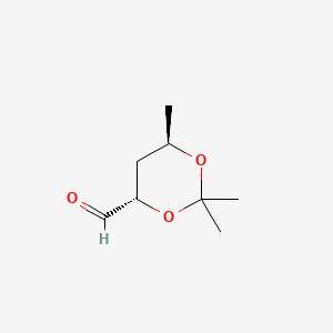 (4S,6R)-2,2,6-trimethyl-1,3-dioxane-4-carbaldehyde