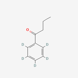 molecular formula C10H12O B1381308 Butyrophenone-2',3',4',5',6'-D5 CAS No. 39058-44-1