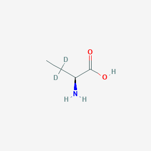 B1381309 L-2-Aminobutyric-3,3-D2 acid CAS No. 352431-37-9