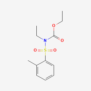 ethyl N-ethyl-N-(2-methylphenyl)sulfonylcarbamate