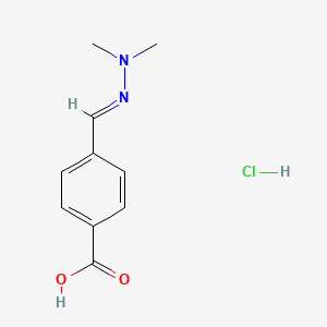 4-[(dimethylamino)iminomethyl] benzoic aicd HCl