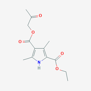 2-O-ethyl 4-O-(2-oxopropyl) 3,5-dimethyl-1H-pyrrole-2,4-dicarboxylate