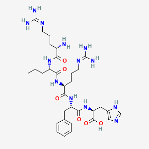 molecular formula C33H53N13O6 B1381318 b-袋细胞肽（加州海兔） CAS No. 109024-47-7