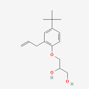 3-(4-(1,1-Dimethylethyl)-2-(2-propenyl)phenoxy)-1,2-propanediol