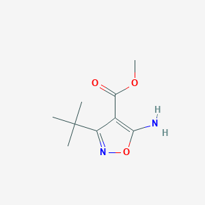 Methyl 5-amino-3-tert-butyl-1,2-oxazole-4-carboxylate