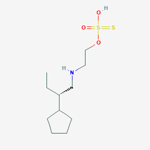 S-2-((2-Cyclopentylbutyl)amino)ethyl thiosulfate