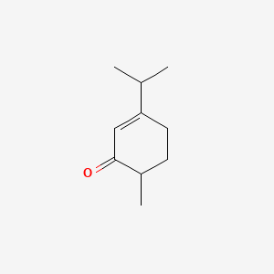 molecular formula C10H16O B13813311 2-Cyclohexen-1-one, 6-methyl-3-(1-methylethyl)- CAS No. 499-74-1