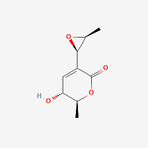 (2S,3R)-3-hydroxy-2-methyl-5-[(2S,3S)-3-methyloxiran-2-yl]-2,3-dihydropyran-6-one