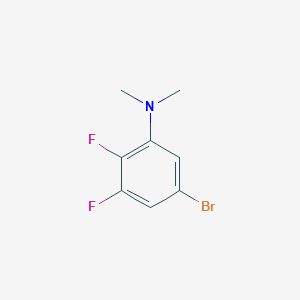 molecular formula C8H8BrF2N B1381336 5-溴-2,3-二氟-N,N-二甲基苯胺 CAS No. 1704067-41-3
