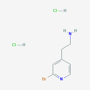 molecular formula C7H11BrCl2N2 B1381350 2-(2-Bromopyridin-4-yl)ethylamin-Dihydrochlorid CAS No. 1965309-57-2