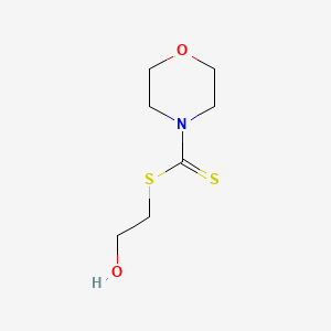 4-Morpholinecarbodithioic acid, 2-hydroxyethyl ester