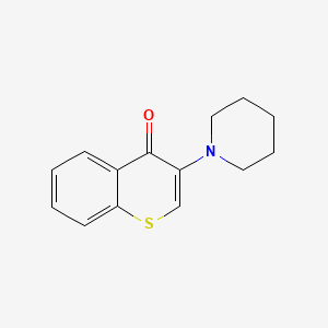 3-(1-Piperidinyl)-4H-1-benzothiopyran-4-one