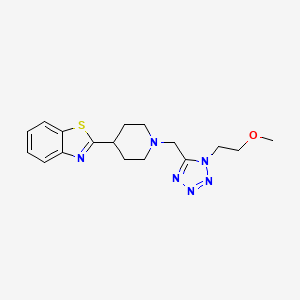 2-(1-{[1-(2-Methoxyethyl)-1H-tetrazol-5-yl]methyl}-4-piperidinyl)-1,3-benzothiazole