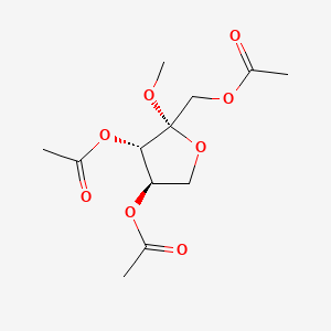 beta-D-threo-2-Pentulofuranoside, methyl, triacetate