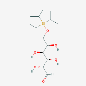 (2R,3S,4S,5R)-2,3,4,5-tetrahydroxy-6-(triisopropylsilyloxy)hexanal