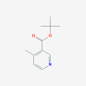 molecular formula C11H15NO2 B1381359 叔丁基 4-甲基烟酸酯 CAS No. 107977-28-6