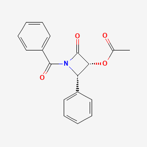 (3R,4S)-1-Benzoyl-2-oxo-4-phenylazetidin-3-YL acetate