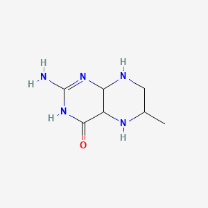 2-amino-6-methyl-4a,5,6,7,8,8a-hexahydro-3H-pteridin-4-one