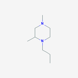 Piperazine, 2,4-dimethyl-1-propyl-(9CI)